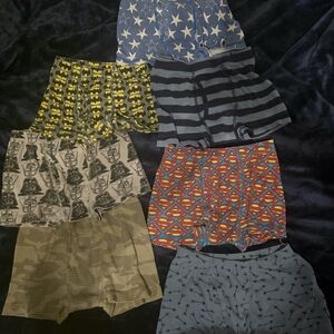 Hanna Andersson Kids Boxer Shorts Set - Blue, Yellow, Red